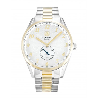 Silver Dials Tag Heuer Carrera WAS2150.BD0733 Replica Watches With 39 MM Steel & Gold Cases