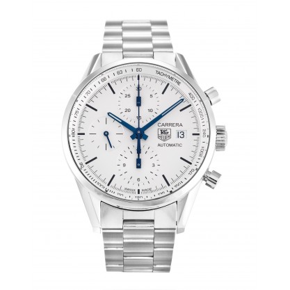 39 MM Silver Dials Tag Heuer Carrera CAR2211.BA0721 Fake Watches With Steel Cases For Men